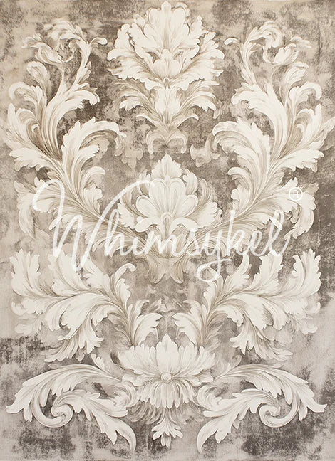 Neutral Baroque Decoupage Tissue Paper 21x29 in