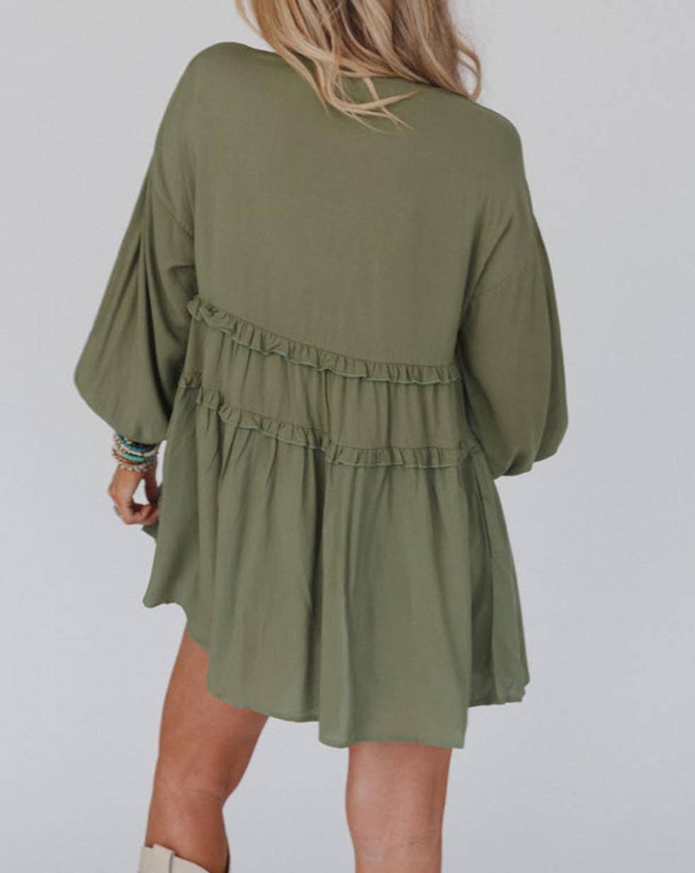 Boho Sleeve Dress w/Pockets