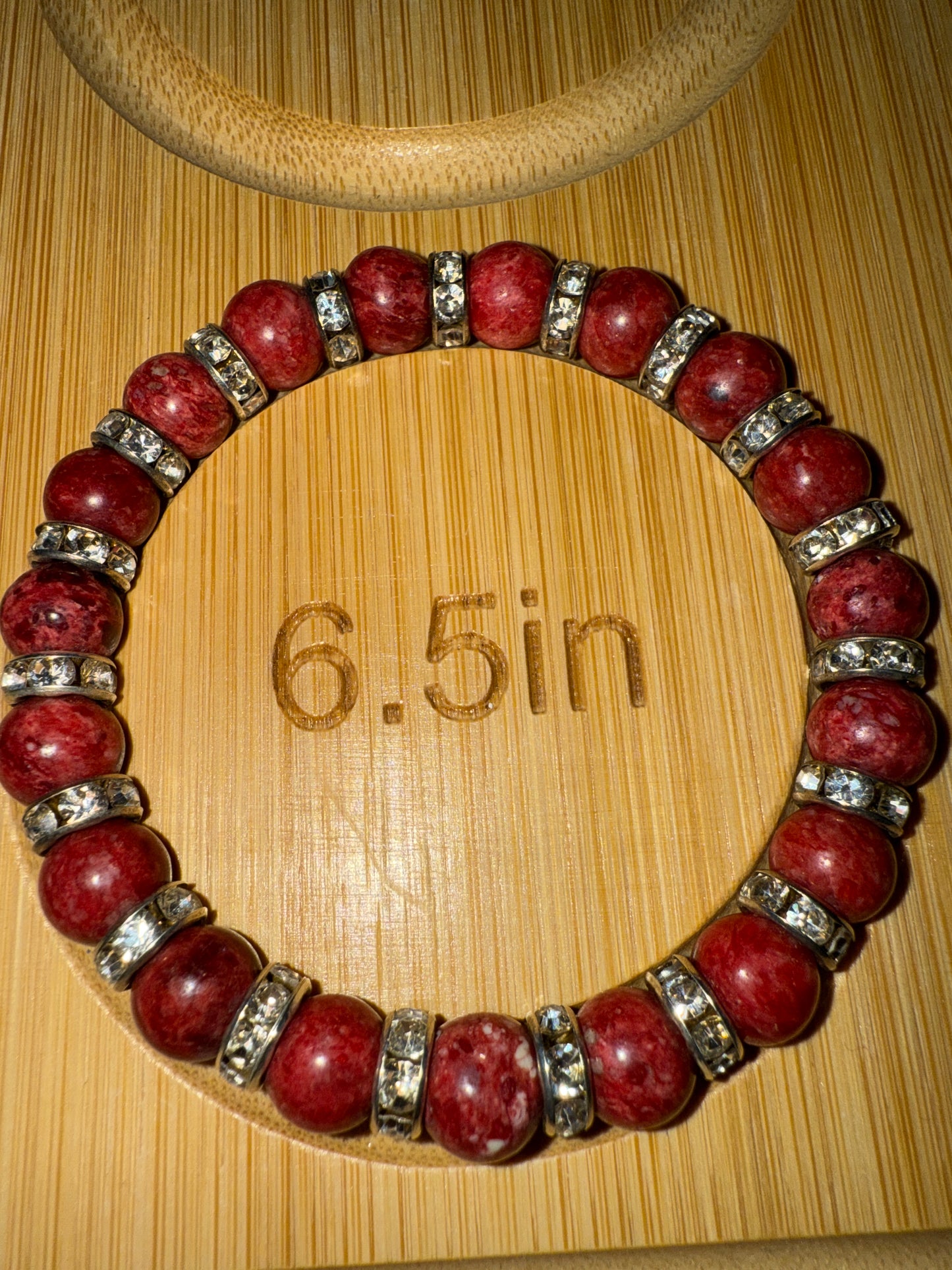 Cherry Sparkle Bracelet - 6.5”