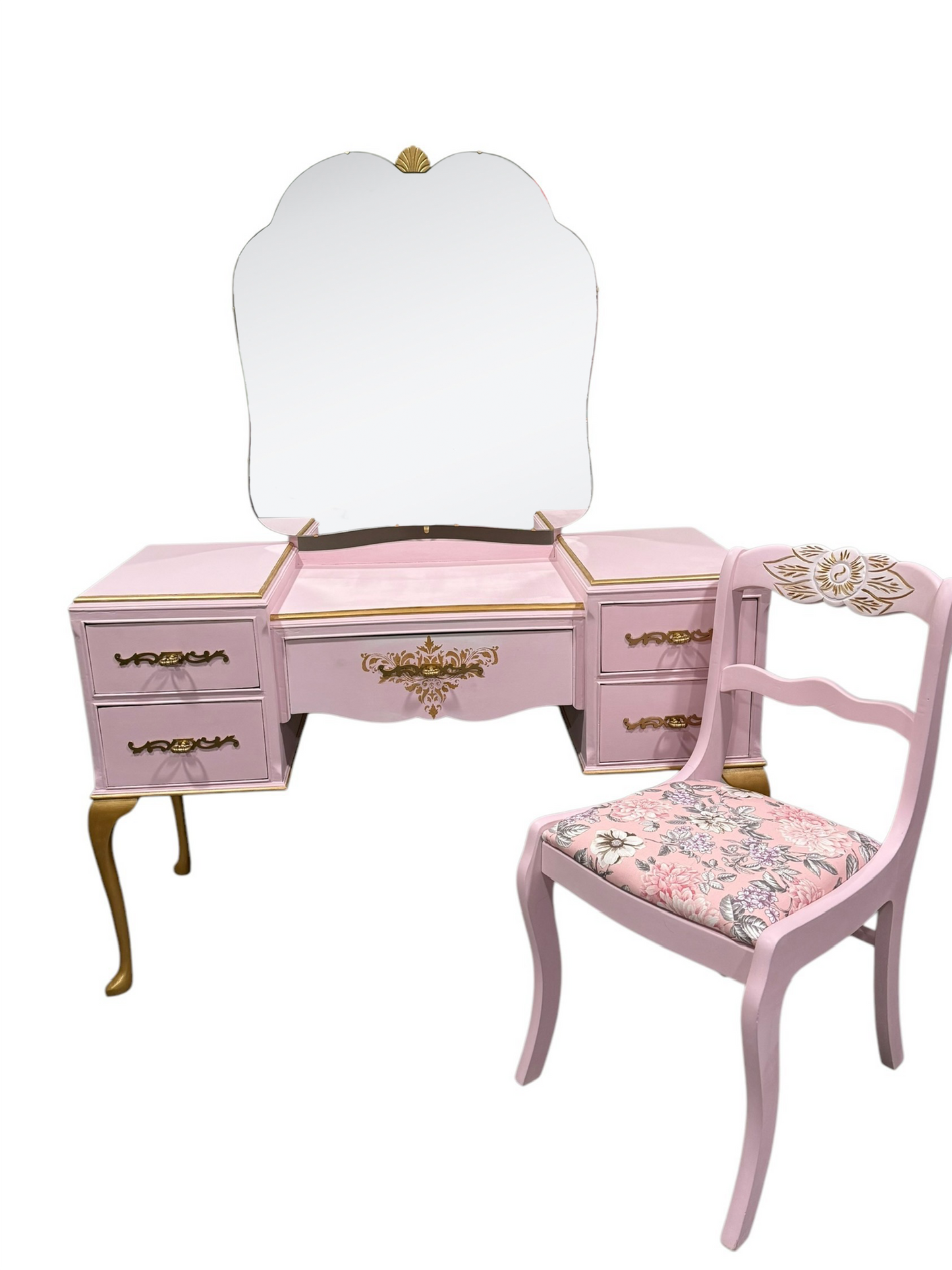 Pinky Vintage Vanity Set