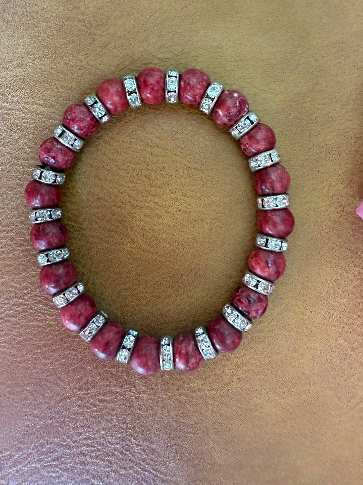 Cherry Sparkle Bracelet - 6.5”