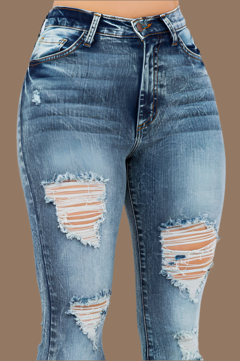 Bell Bottom Jean in Light Wash
