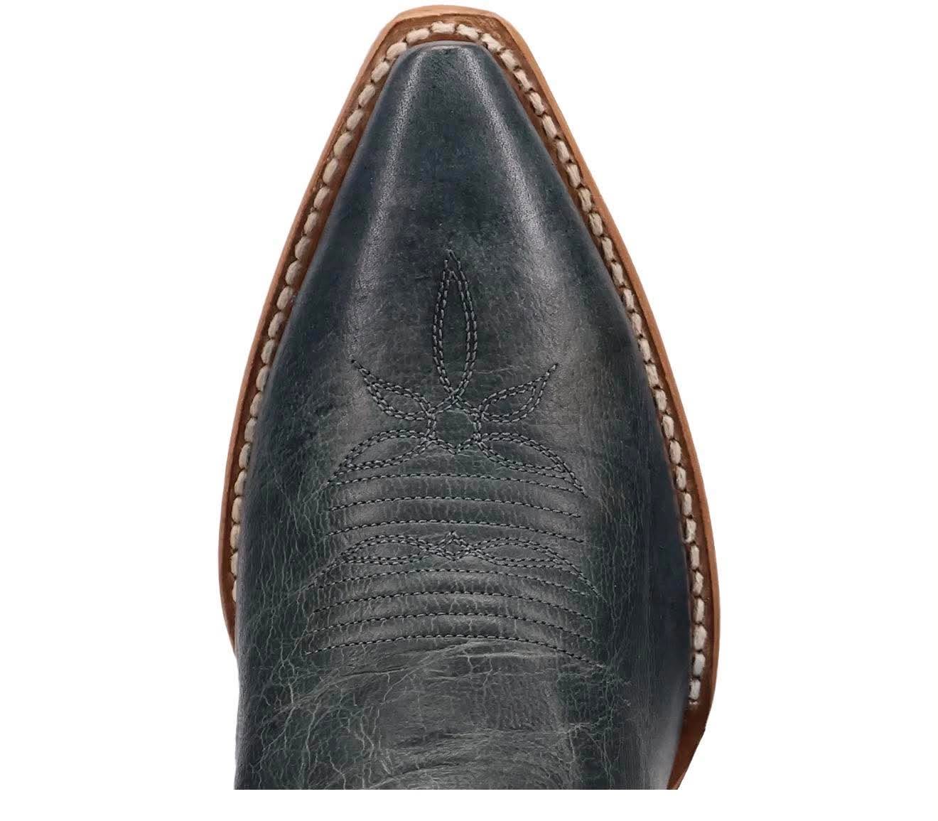 Dan Post Tall Women Blue Leather Boots