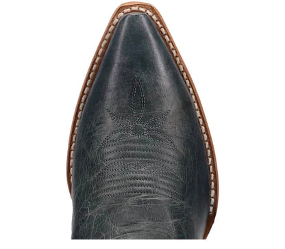 Dan Post Tall Women Blue Leather Boots