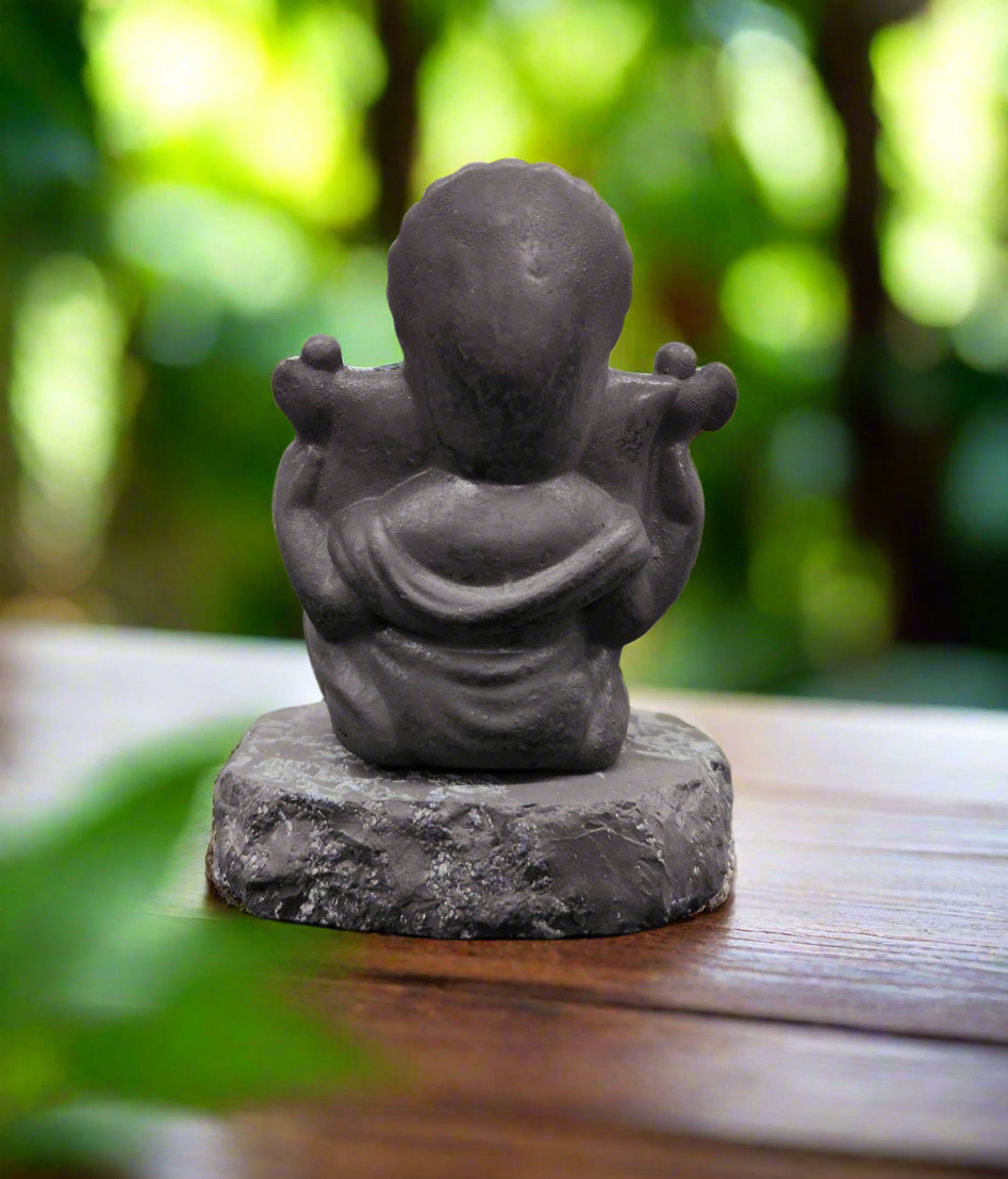 Ganesha Shungite Figurine (EMF Protection)